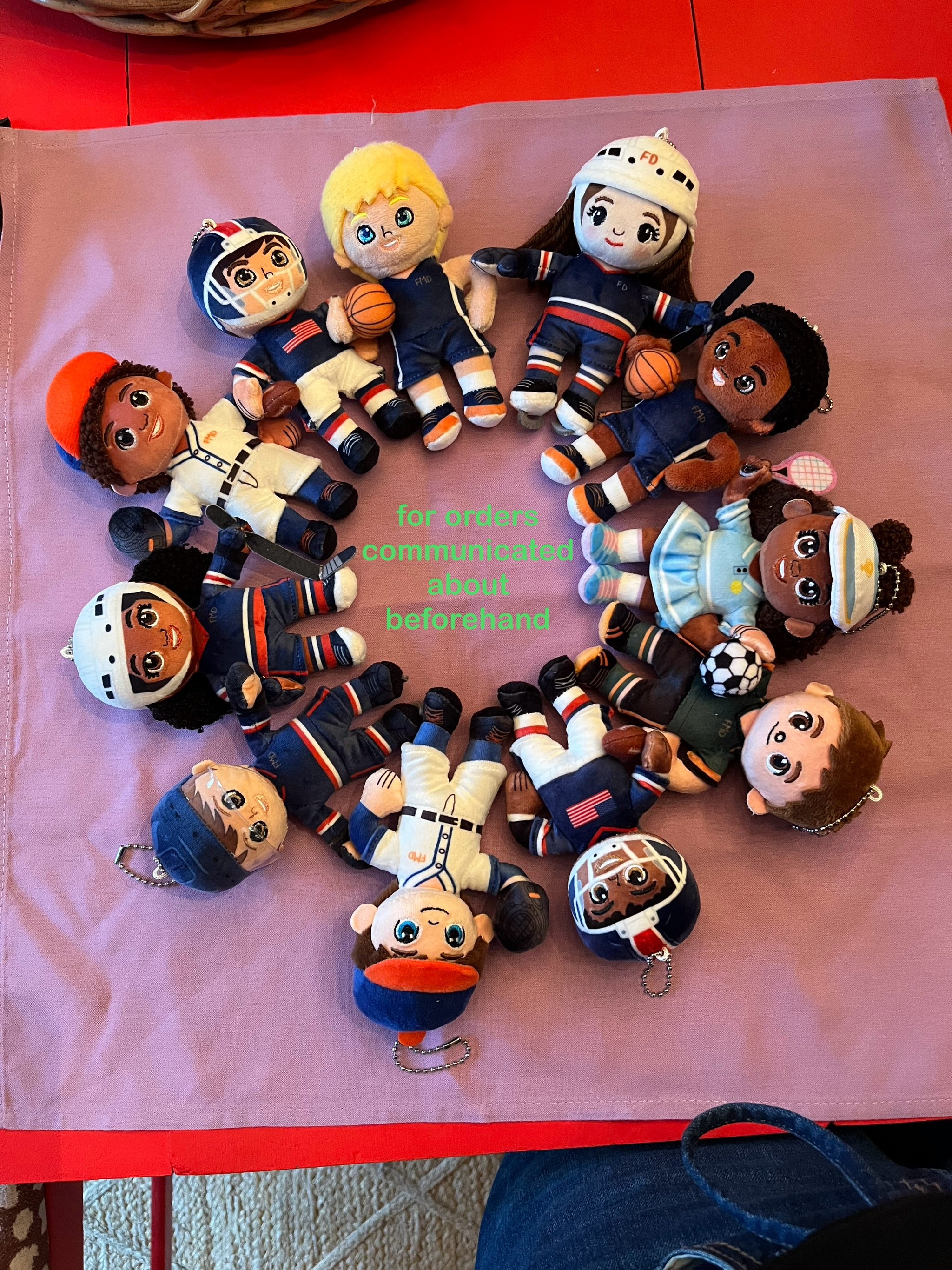Personalized stuffie with jersey