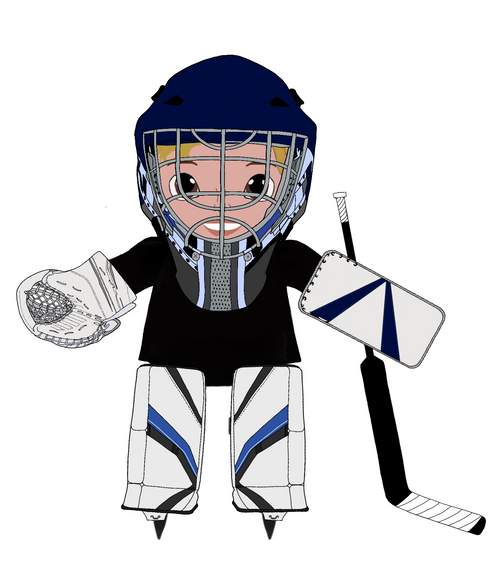Hockey Goalie Sticker