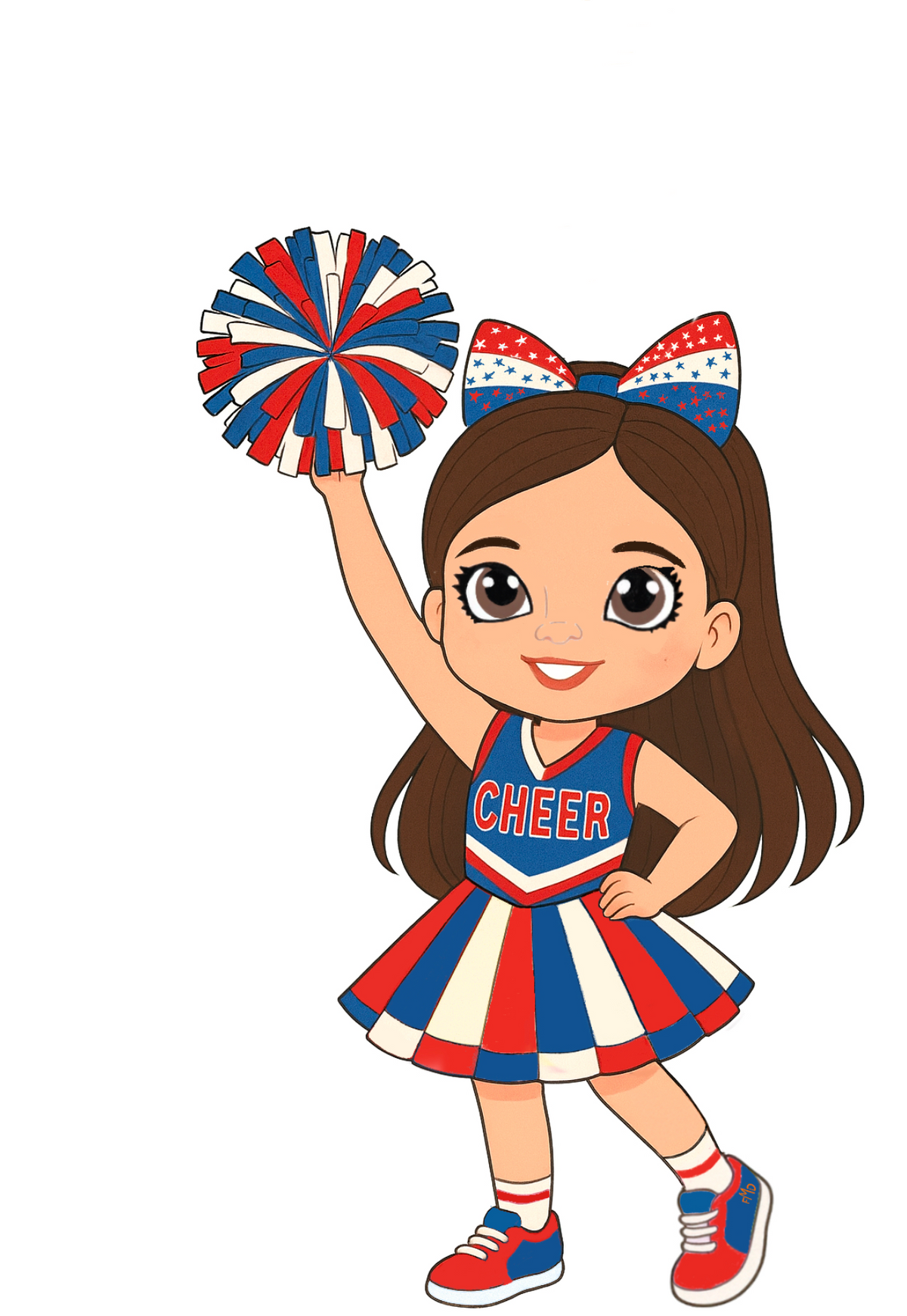 Cheerleader Sticker