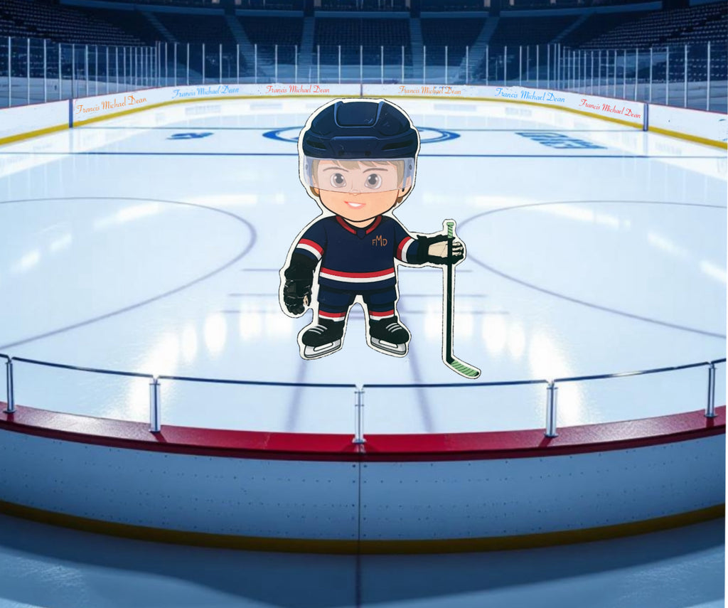 Hockey Boy Sticker