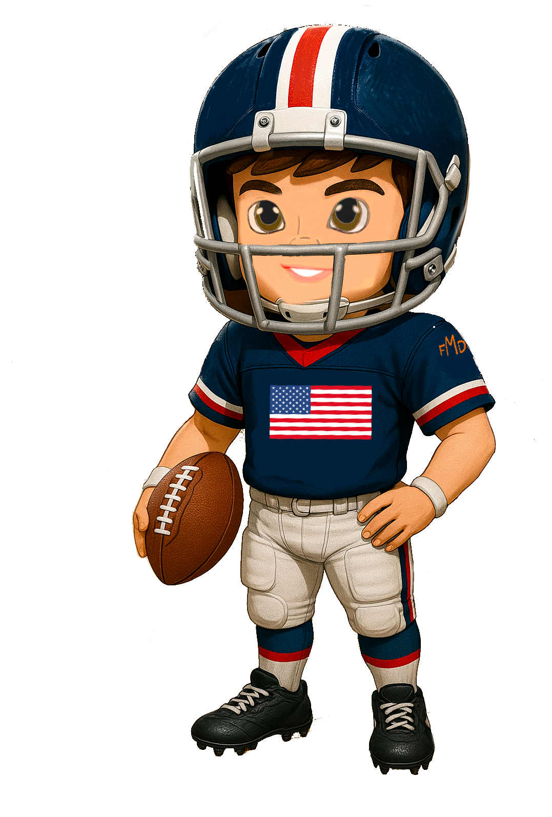 Football Player Sticker