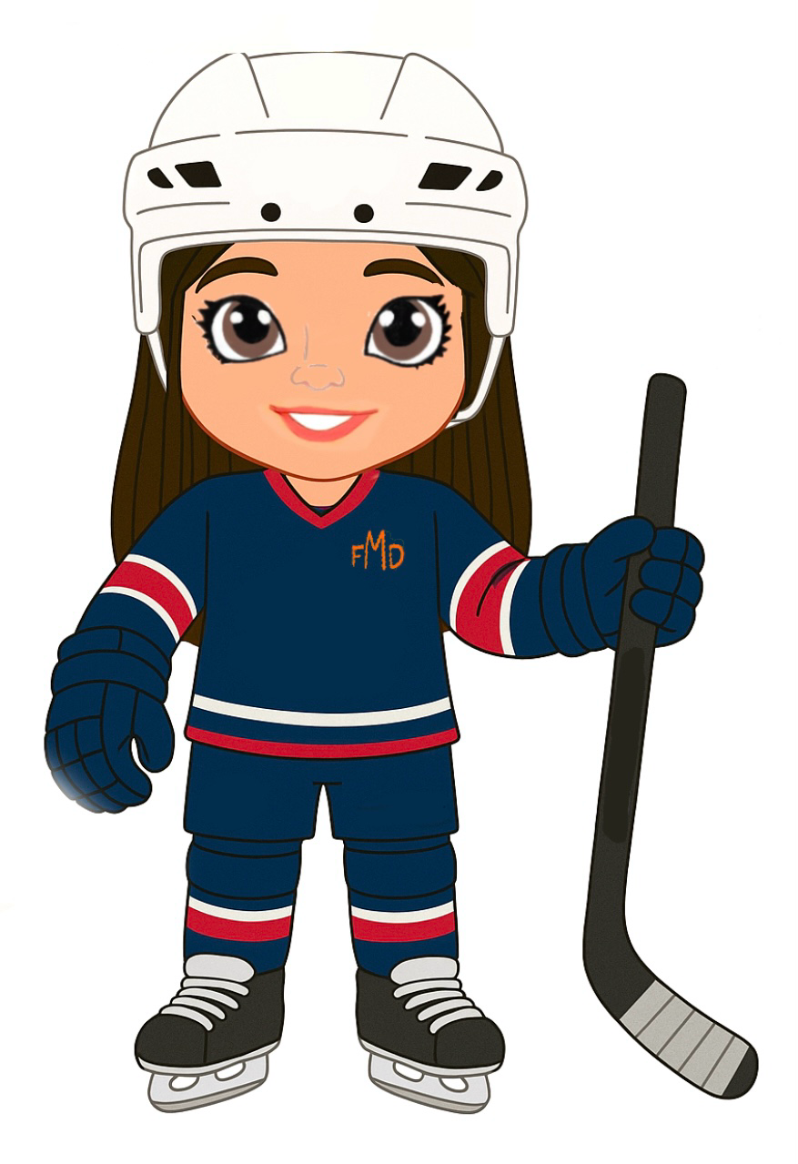 Hockey Girl Sticker